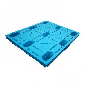 1200 × 1000 light duty plastic pallets – nestable 9 legs 1210