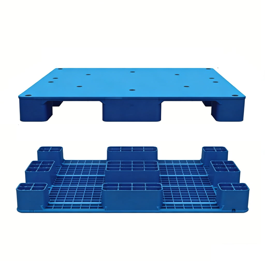 1200 × 1100 Hygienic Plastic Pallet – 9 Legs | Y1211PJA