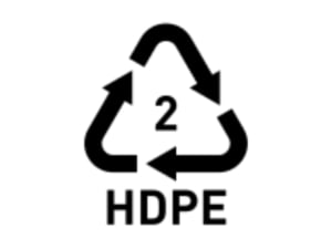 hdpe recycling mark