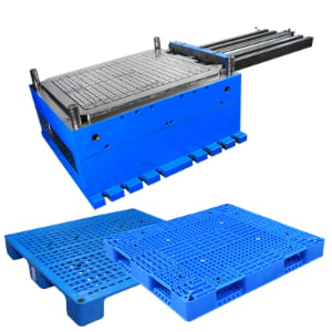plastic pallet mould 9 legs welding (1)