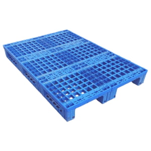 1200×1000 modular plastic pallet – double side 3 runners