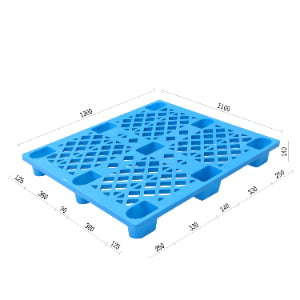 1300 × 1100 light duty plastic pallets – nestable 1311jw