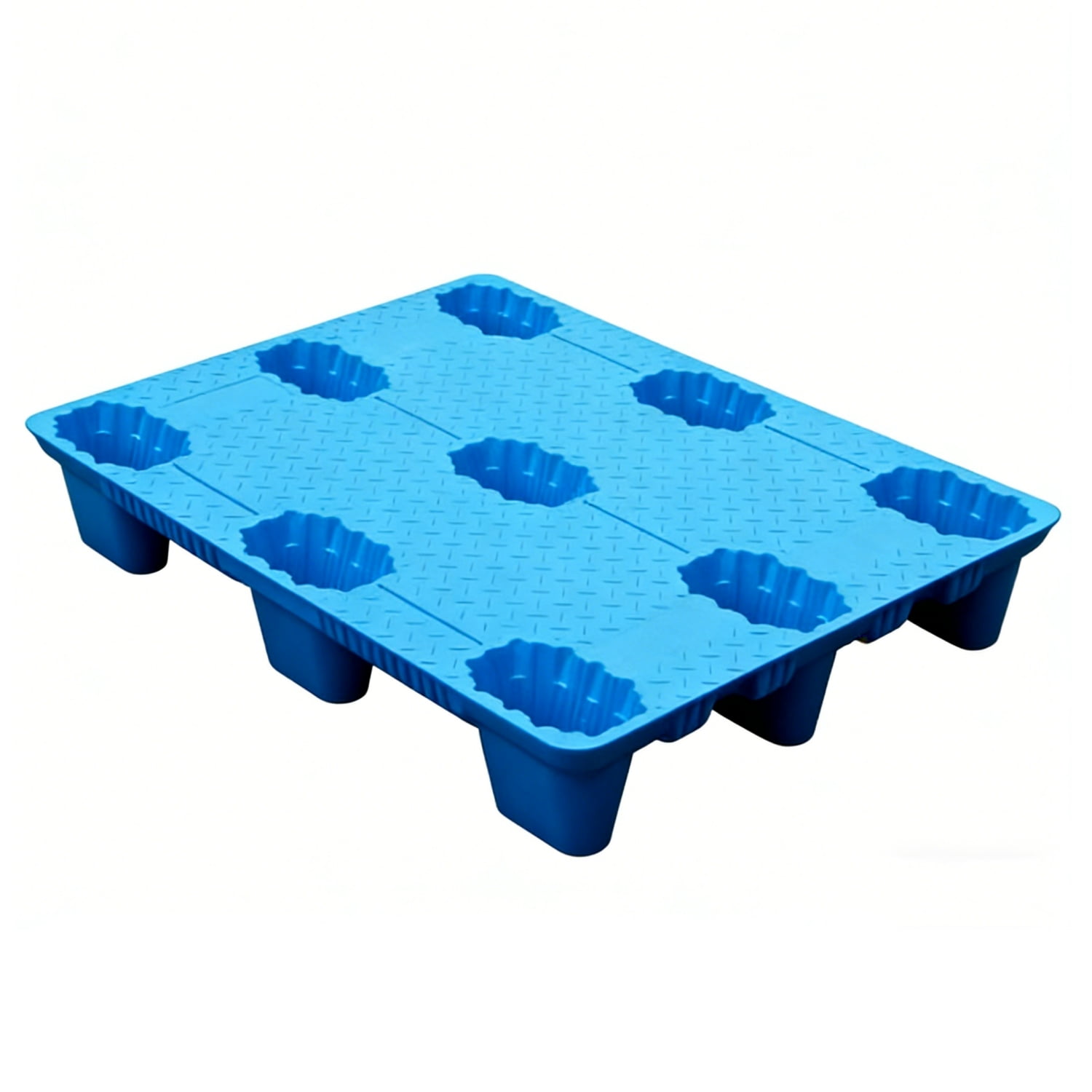 1400×1200 Nestable Plastic Pallet – Solid Deck | 1412