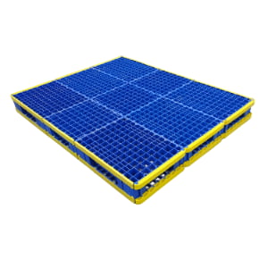 1400×1400 modular plastic pallet – double side