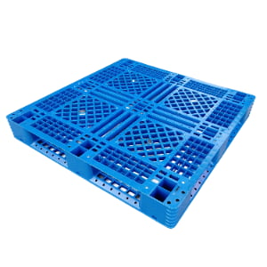 full perimeter plastic pallet 6 runners vented deck y1313wta (2)