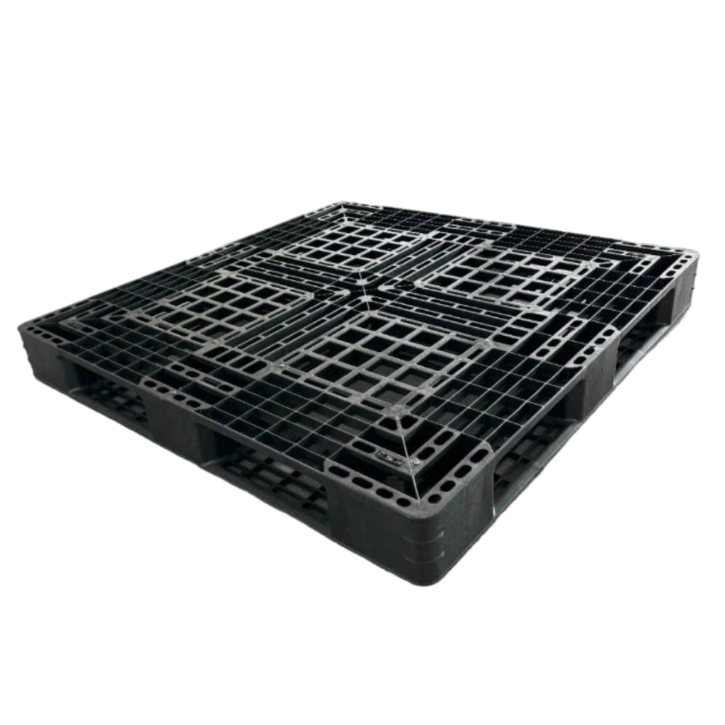 Recycled Plastic Pallet – 6 Runner – Vented Deck | 11111-120