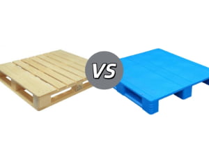 wood pallet and plastic pallets