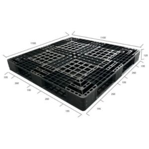 1100×1100 export pallet – 6 runner – recycled