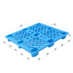 1100×900 nestable plastic pallet – open deck 1109jwb