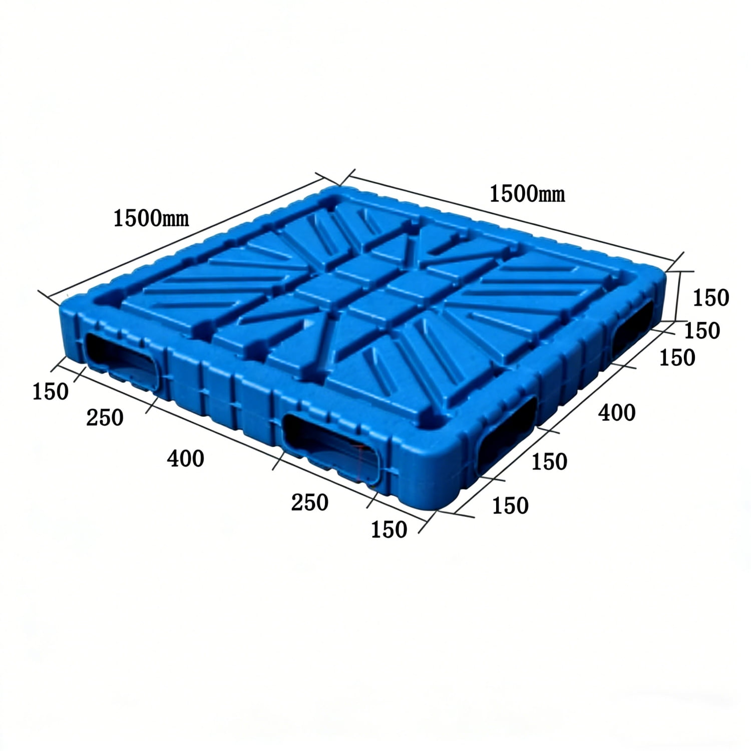 1200×1000 Heavy Duty Pallet – Reversible – Blow Molding | 1210
