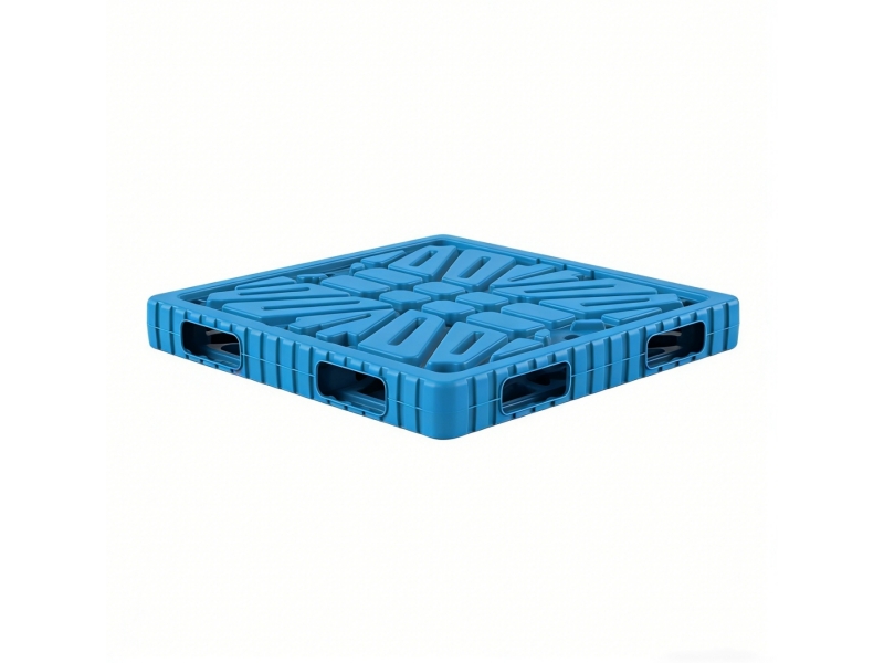 blow molding reversible plastic pallet