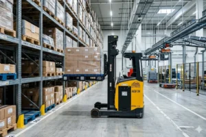 custom plastic pallets applied in modern warehouse logistics to improve storage efficiency