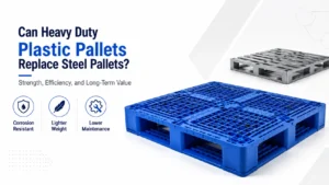 can heavy duty plastic pallets replace steel pallets